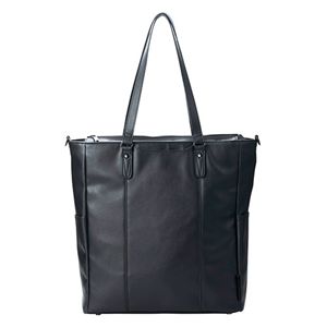 エレコム ORGULLO 上品な合皮トートバッグ 通勤・ビジネス向け（ブラック）