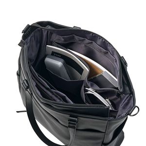 エレコム ORGULLO 上品な合皮トートバッグ 通勤・ビジネス向け（ブラック）